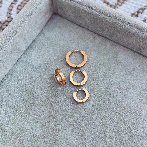 Aros Clack Mega Finul Gold - Acero dorado Y1.D