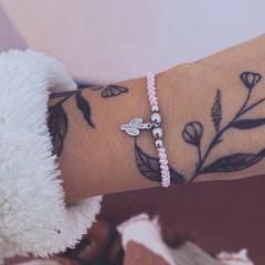 Pulsera o tobillera Tejida moddi - Acero quirúrgico V22