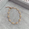 Pulsera Margaritas Gold - Acero Dorado W4.A