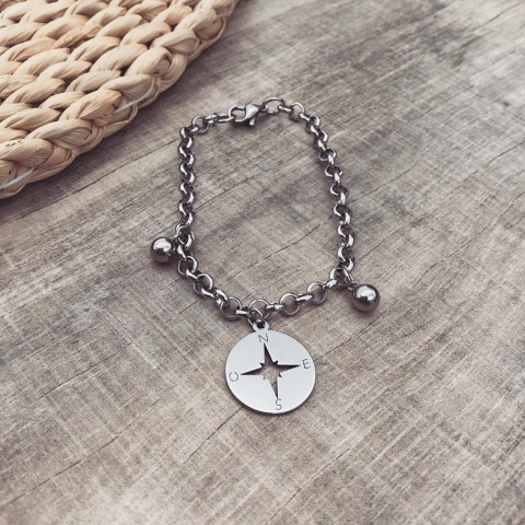 Pulsera rolirosa - Acero quirúrgico P3