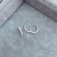 Aros Clack Detail Shine - Plata 925 W6.C en internet