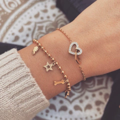 Pulsera Vos y Yo Gold - Acero Dorado W10 - comprar online