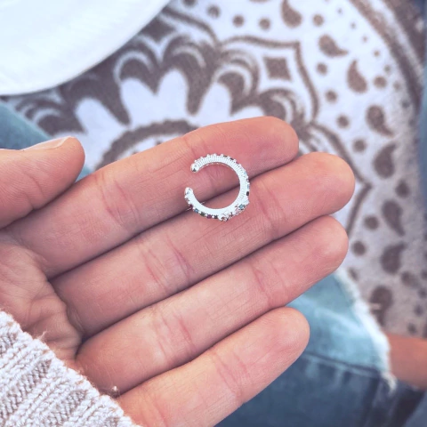Cuff Mariposa Rainbow - Plata 925 V0.A - comprar online