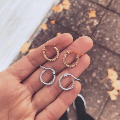 Aros Mini Jeku - Acero quirúrgico V20 - Tienda Mercado Persa