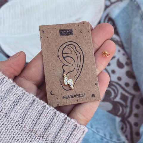 Aro Kilat Shine Gold - Plata 925 bañada en oro X3.H - comprar online