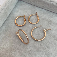 Aros Pikhe Gold - Acero dorado L10 bis en internet