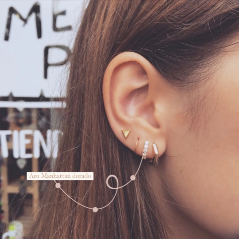 Aro Manhattan - Plata 925 V6.H