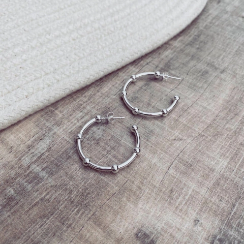 Aros Keers White - Acero blanco i1