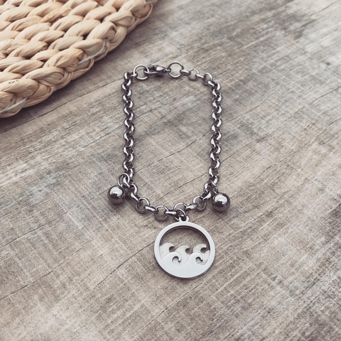 Pulsera rolioceano - Acero quirúrgico P3