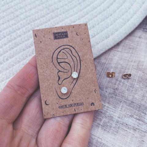 Aro Cristal Circu Gold - Acero dorado J14