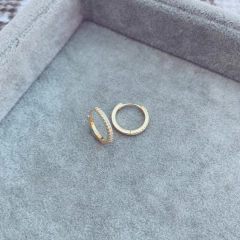 Aros Chilli Gold - Plata 925 bañada en oro W18.F