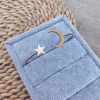 Brazalete Luna Estrella gold - Acero Dorado F7