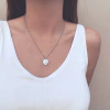 Collar Monstera bolitas - Acero quirúrgico R8
