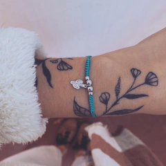 Imagen de Pulsera o tobillera Tejida moddi - Acero quirúrgico V22