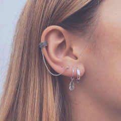 Cuff Cadena Rayidot - Plata 925 W1.A - comprar online