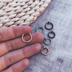 Argollitas a Presión Colores - Acero Quirúrgico X9.G - comprar online