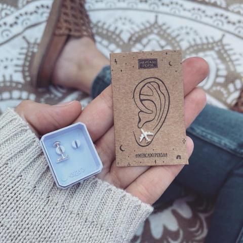 Abridores Avión - Plata 925- Z13.A