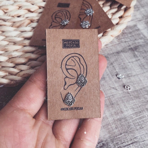 Aros Bangui - Plata 925 V3.F