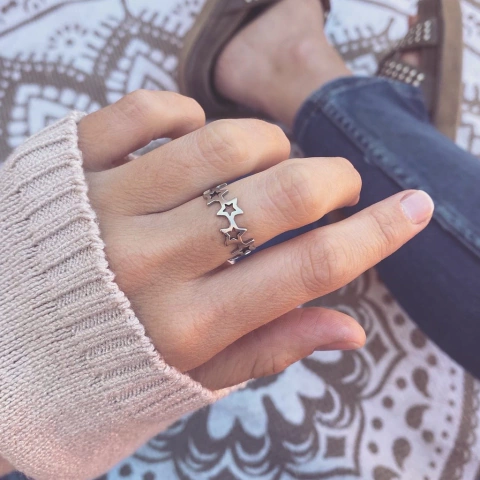 Anillo Multi Stars - Acero Quirúrgico A18.AE