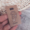 Aros Mini lunitas chatas - Plata 925 V7.F