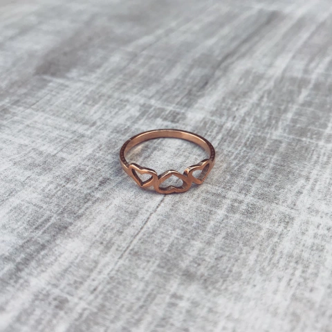 Anillo Lovely Gold - Acero Dorado A17.M - comprar online