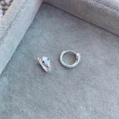 Aros Clack Bicha Ojito - Plata 925 A17.V