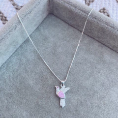 Collar Colibri Opaly- Plata 925 Y21.L