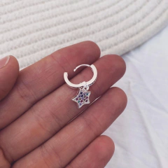 Aro Clack Star Multi Rainbow - Plata 925 C18.A - comprar online