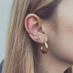 Aro Otoño Volar gold - Acero dorado Y14 en internet