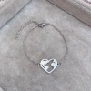 Pulsera Corazon Mundo - Acero quirúrgico - Q1
