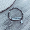 Pulsera Best Friends For Ever Star - Acero quirúrgico L8 bis