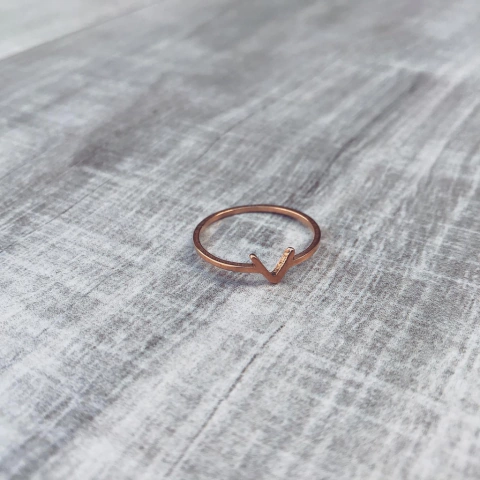 Anillo Mini Enve Gold - Acero Dorado Z14 - comprar online
