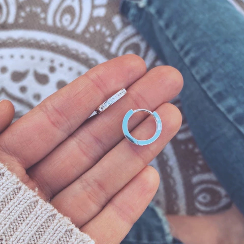 Aros Clack Sidney Shine - Plata 925 C2.C