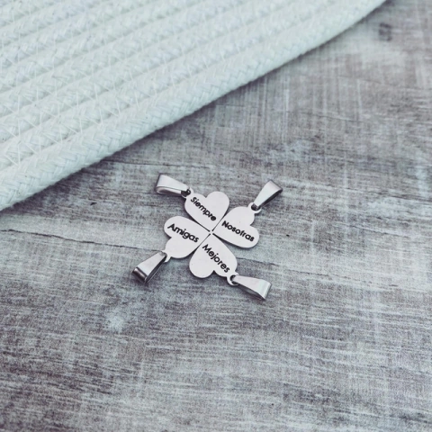 Dije Nosotras Para Compartir - Acero Quirúrgico G4