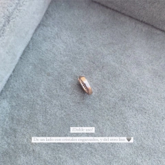 Aro Clack Barb Fino Rose - Plata 925 Bañada en rose A18.AC - comprar online