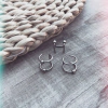 Cuff doble con bolita - Acero quirúrgico C21.G