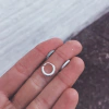 Aro mini dolly ¡Abre para el costado! - Plata 925 C14.G