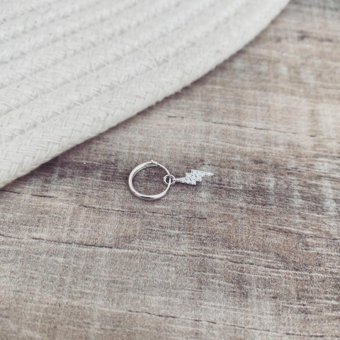 Argollita Rayil - Plata 925 C17.E