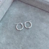 Aros Doths White - Acero blanco E21.C