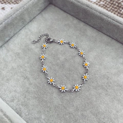 Pulsera Margaritas - Acero quirúrgico D4 bis