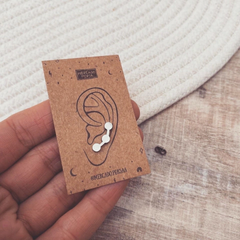 Aro Trepador Tiki Circulitos - Acero quirúrgico A5