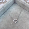 Collar Love Calado Shine - Acero quirúrgico Z5