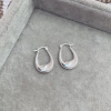 Aros Ovallu- Plata 925 W4.B