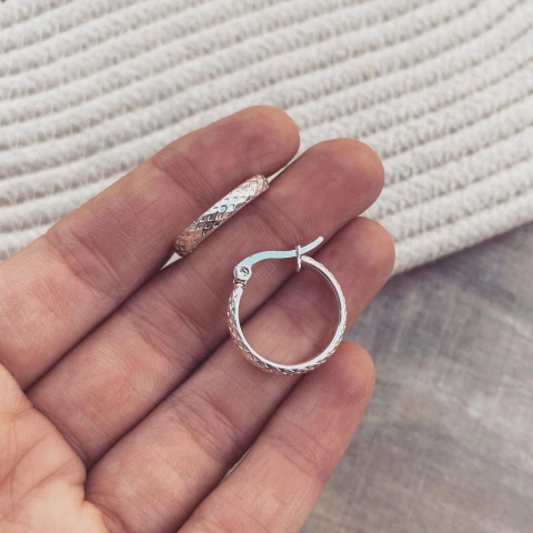 Aros Nonet white - Acero blanco E17.S