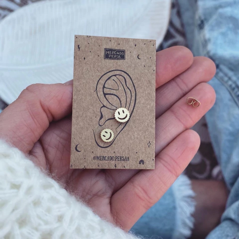 Aro Happy Smile Gold - Acero dorado X13.A