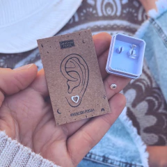 Abridores Corazón calado - Plata 925 Z8.D