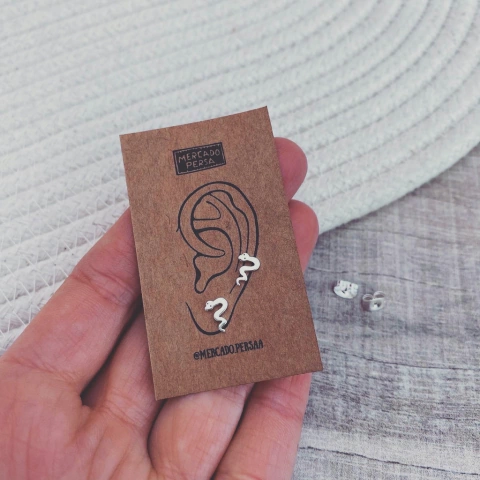 Aros Snake White - Acero Blanco C20.F