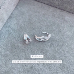 Aros Dobles Shilis - Plata 925 A14.K - comprar online