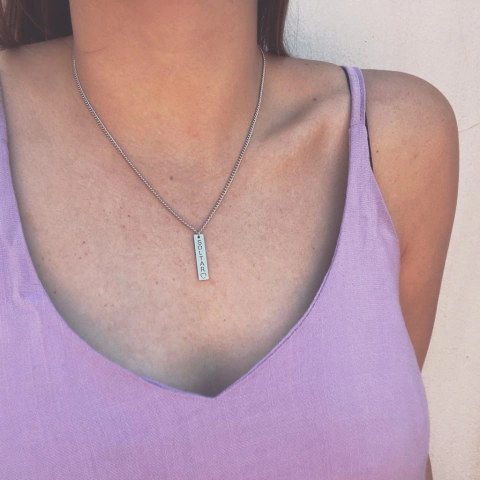 Collar con dije Soltar - Acero quirúrgico M3 - comprar online
