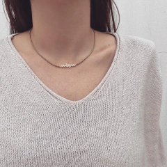 Collar Laurelis Gold - Acero Dorado O3 - comprar online